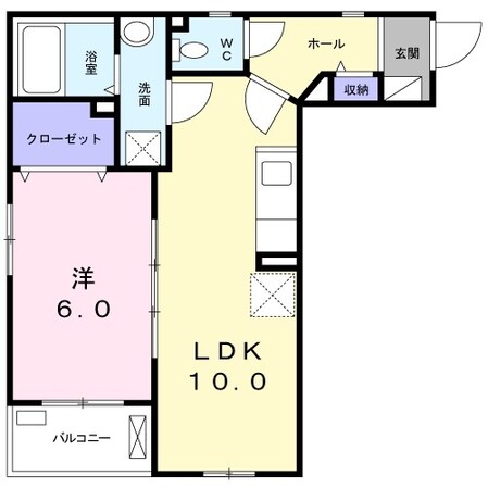 メルベーユの物件間取画像